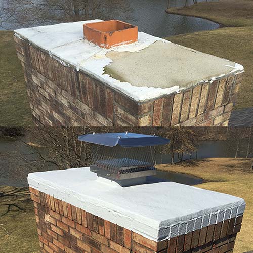 Chimney Crown Indianapolis IN Chimney Solutions Indiana