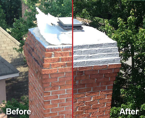 chimney crown repairs in indianapolis