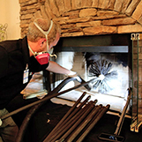 chimney sweep cleans chimney indianapolis in