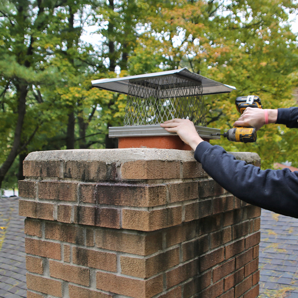 chimney cap install in Noblesville Indiana