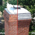 chimney crown damaged in Indiana