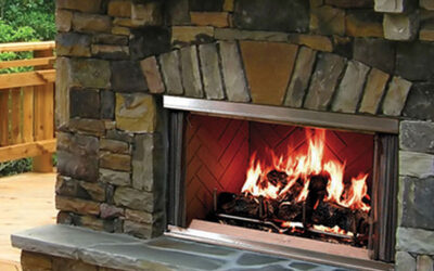 outdoor fireplace install in Noblesville Indiana