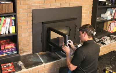 fireplace insert install in Fishers IN