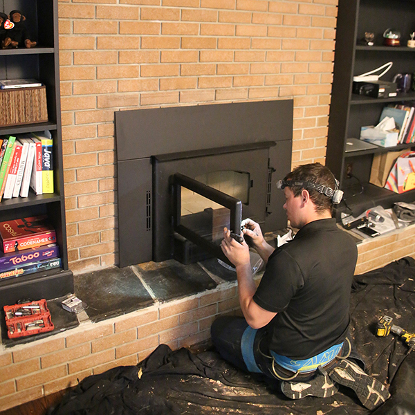 Marion County fireplace insert install
