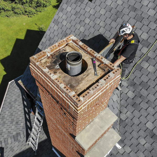 chimney leak repairs near geist in