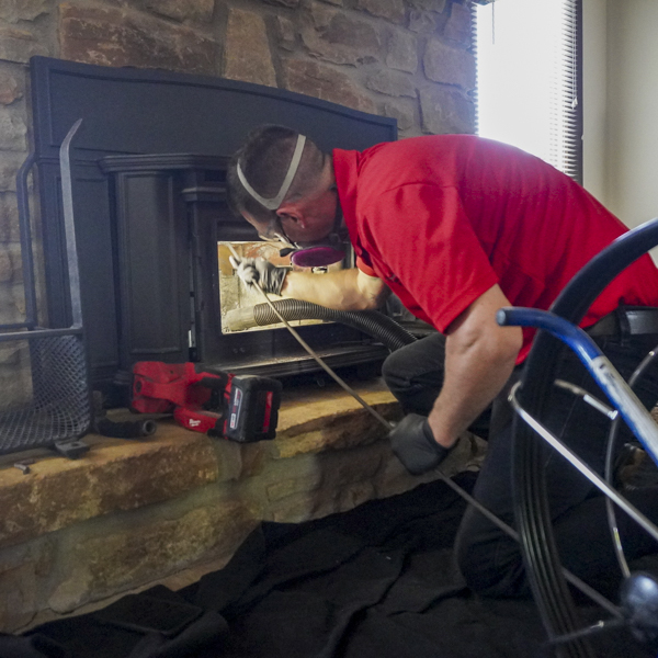 chimney sweep cleans chimney indianapolis in