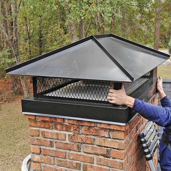 expert chimney cap replacement, zionsville in