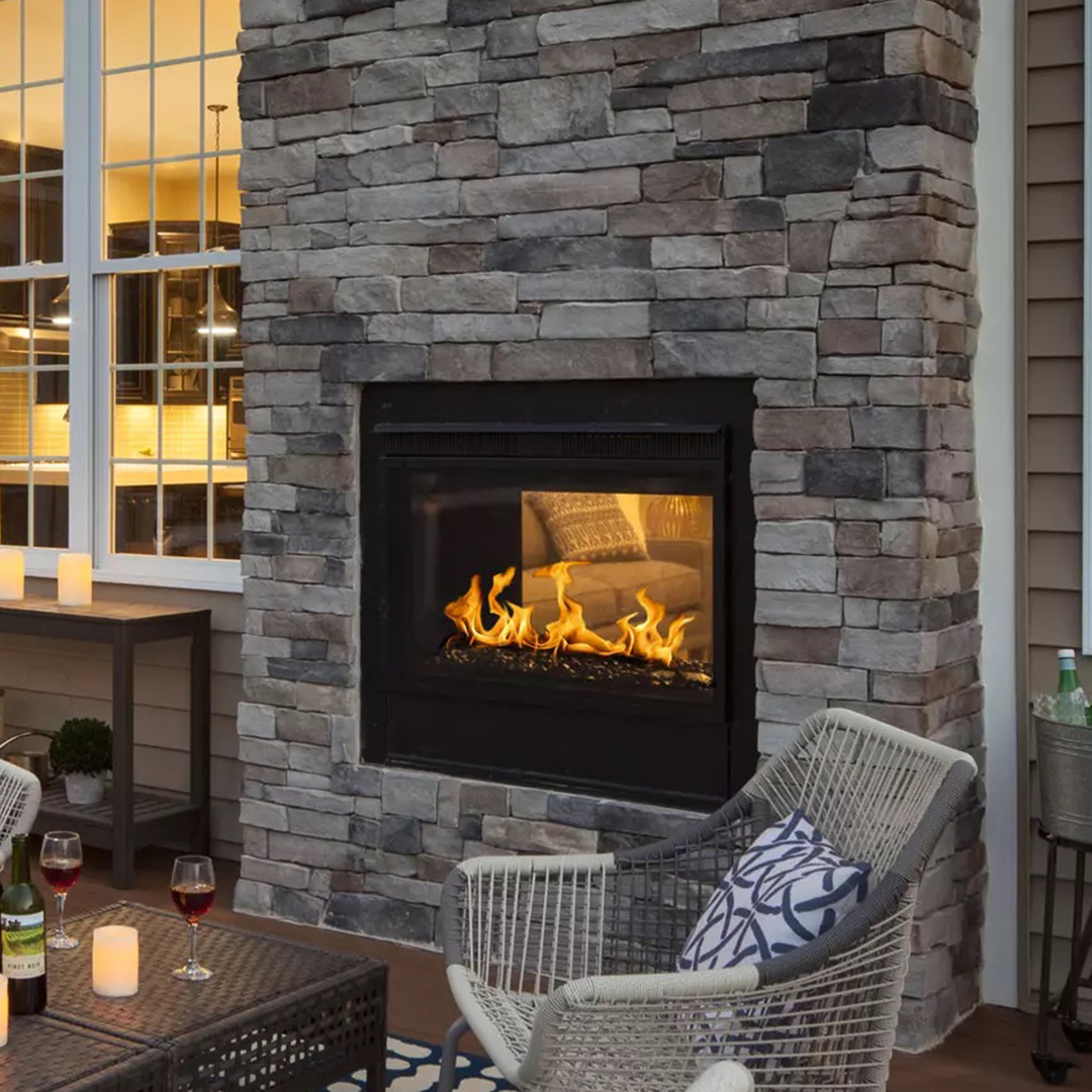 gorgeous outdoor fireplaces and fire pits in Geist, Indiana