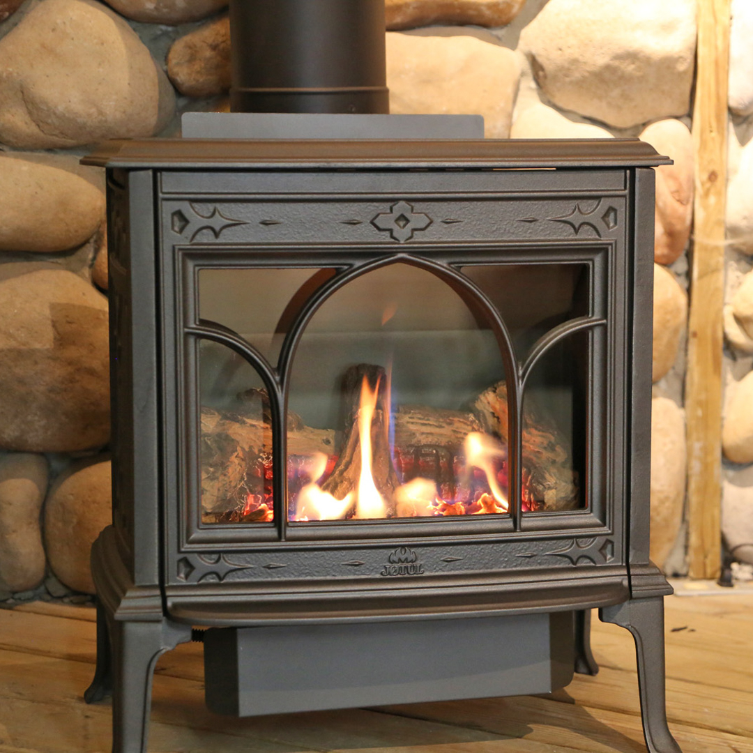 Wood burning stove sale and install in Jackson Township, IN.