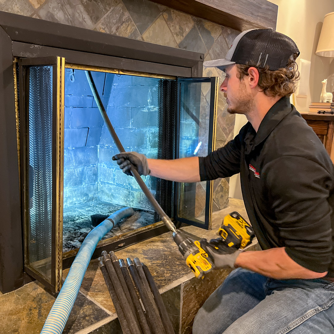 Chimney cleaning in Pendleton, IN.